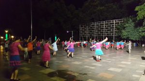 Yangshuo Park Guilin Guangxi China Dancing