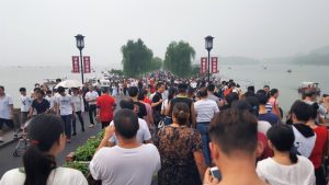 West Lake Hangzhou China Crowds