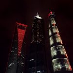 Lujiazui View at Night Shanghai Tower SWFC Jin Mao