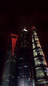 Lujiazui View at Night Shanghai Tower SWFC Jin Mao