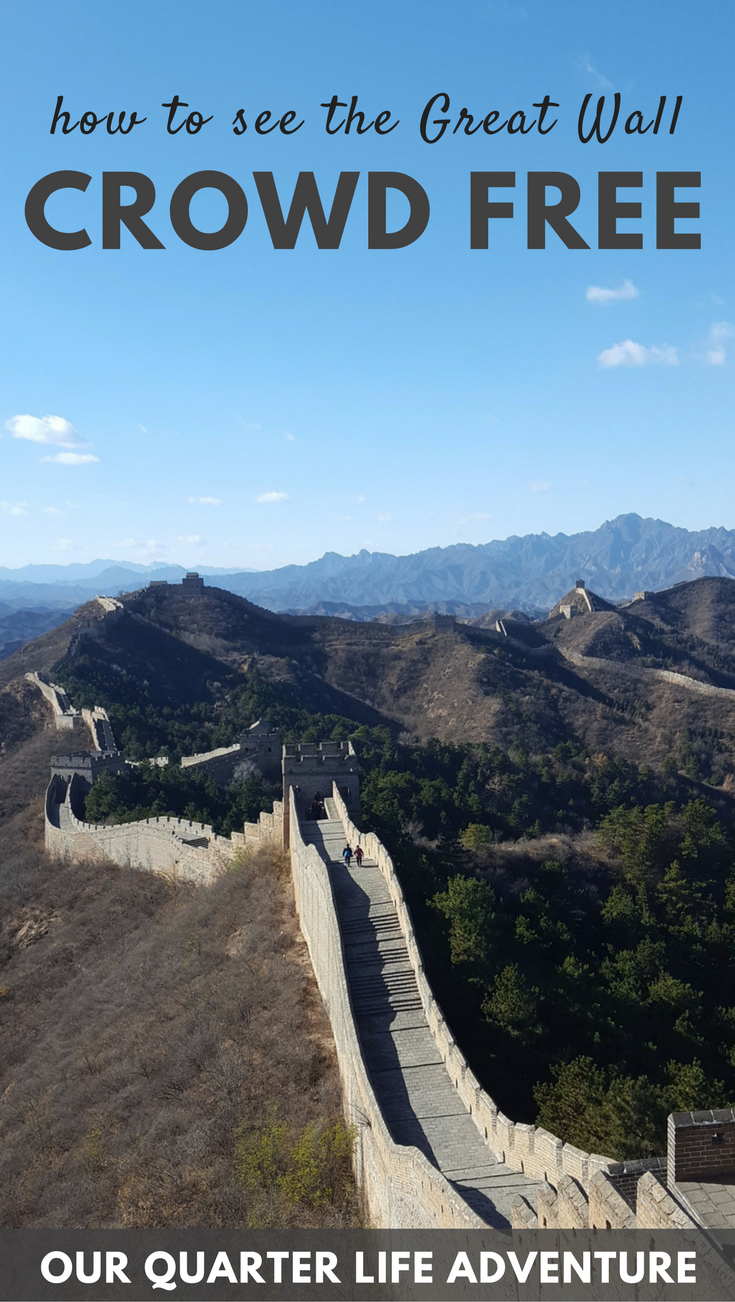 How to see the Great Wall Crowd Free Beijing China Our Quarter Life Adventure