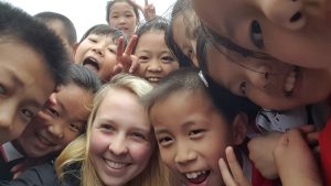 Chinese Students Sinan Guizhou China Selfie